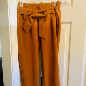 Burnt Orange Everyday Crop Pants